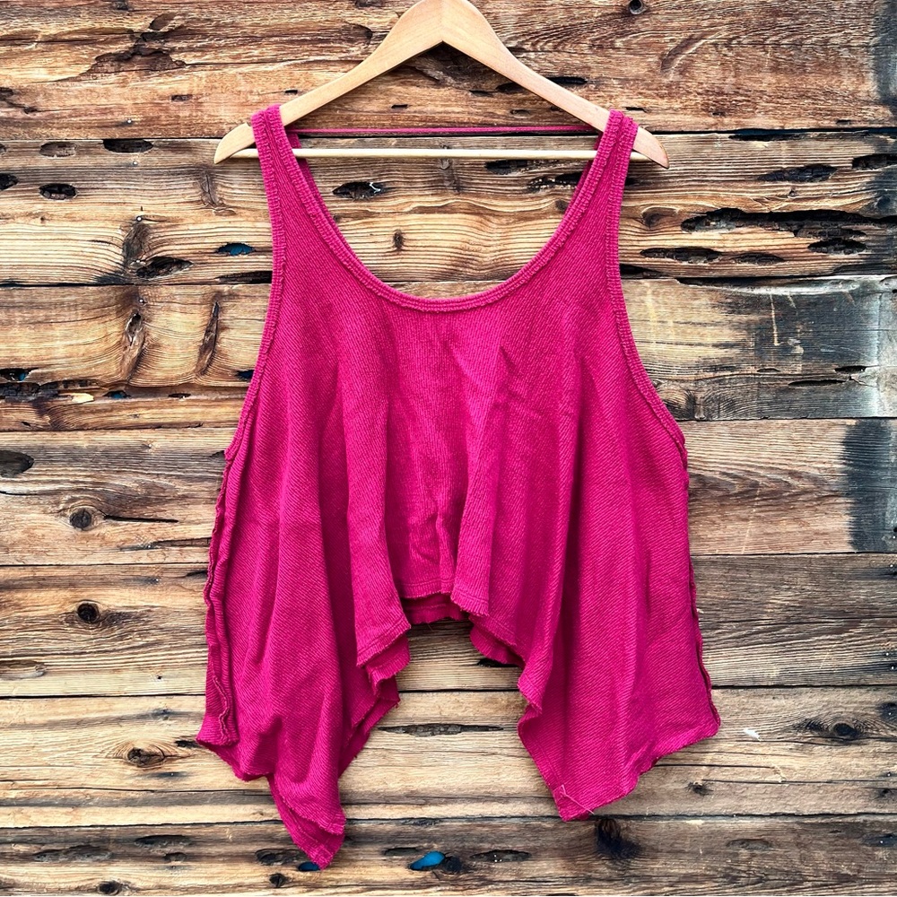 WE THE FREE | Magenta Sleeveless Top L